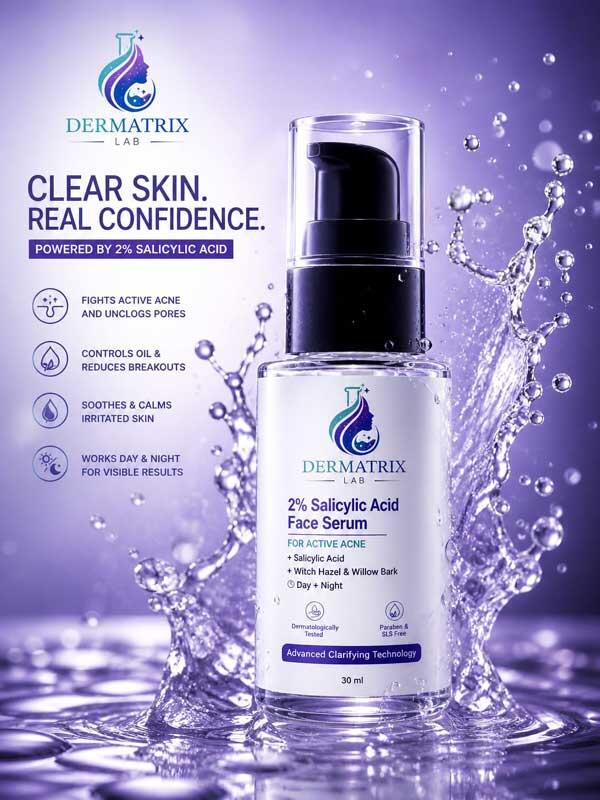 Dermatrix Lab 2% Salicylic Acid Face Serum